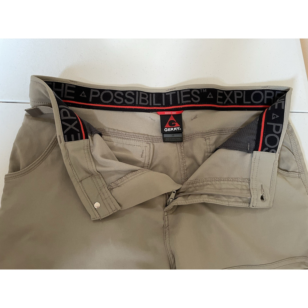 Gerry 36 Cargo Hiking Shorts Stretch Outdoor Utility Performance Comfort Shorts - Picture 7 of 13